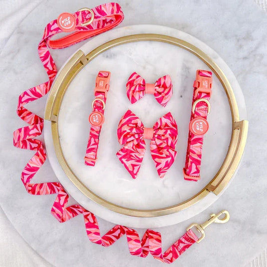 Wyld Cub - Adjustable Dog Collar: Kew Honeysuckle