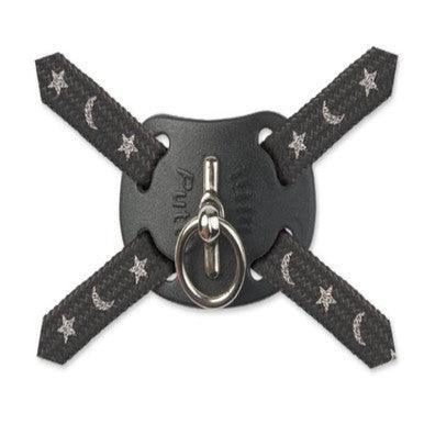 Ancol Cat Harn and Lead Set Moon and Stars Black - North East Pet Shop ANCOL