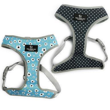 Ancol Soho Daisy/Polka Dot Patterned Harness S - North East Pet Shop ANCOL