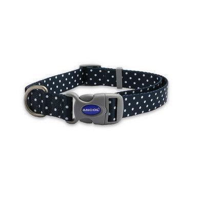 Ancol Soho Polka Dot Patterned Collar M - North East Pet Shop ANCOL