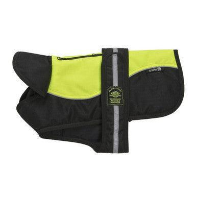 Animate Reflective Hi Viz Black Padded Underbelly Harness Coat 41cm - North East Pet Shop Animate