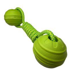 Aqua Dog 2 Ball Tug Green - North East Pet Shop Aqua