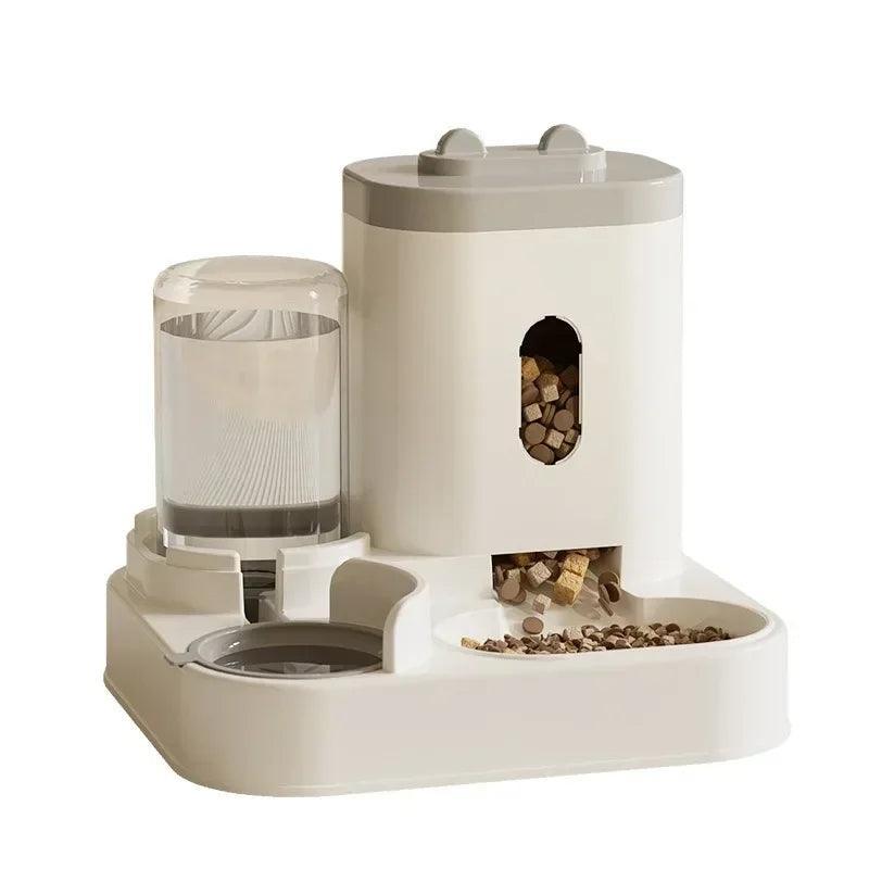 Automatic Feeder Cat Dog Food Bowl With Water Fountain Pet Large - North East Pet Shop Dog Shack UK