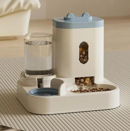 Automatic Feeder Cat Dog Food Bowl With Water Fountain Pet Large - North East Pet Shop Dog Shack UK