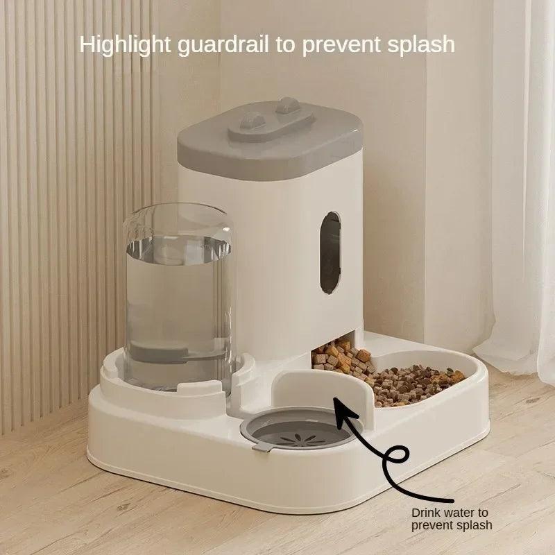 Automatic Feeder Cat Dog Food Bowl With Water Fountain Pet Large - North East Pet Shop Dog Shack UK