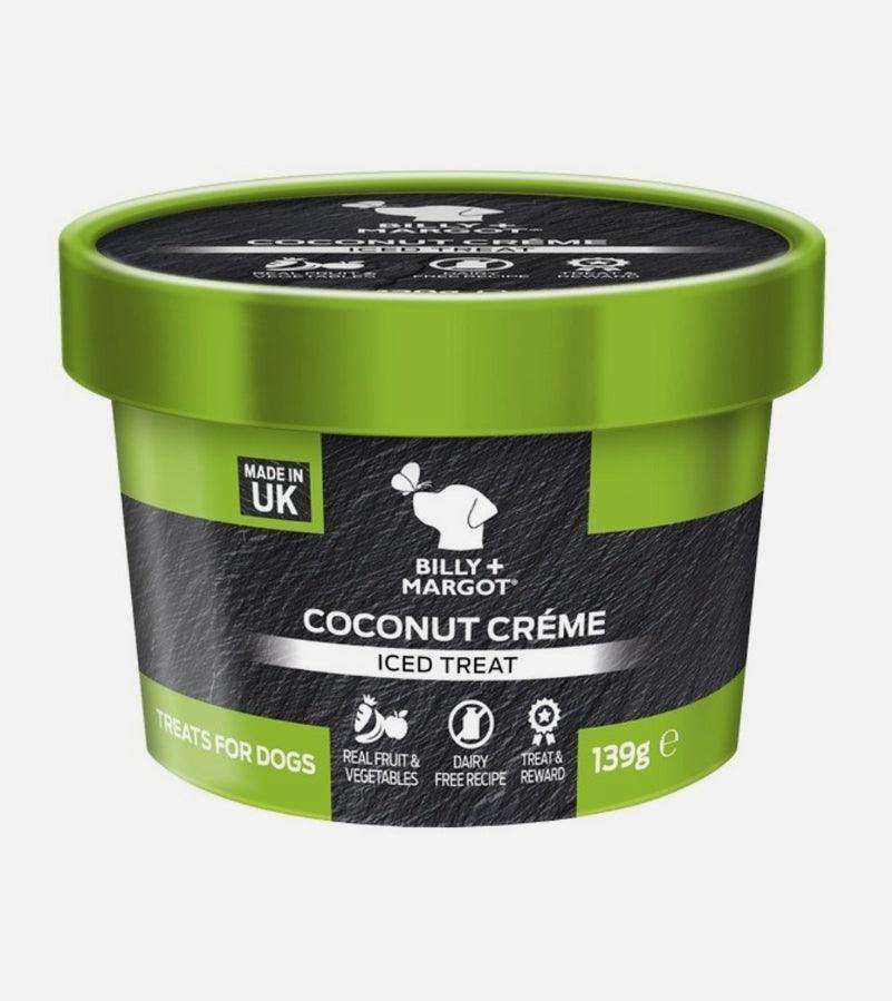 Billy And Margot Coconut Creme Ice Treat (Green) 160ml - North East Pet Shop Billy & Margot