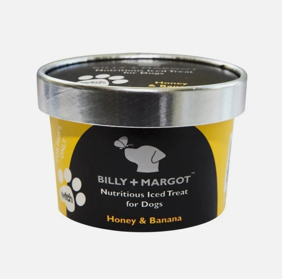 Billy And Margot Honey & Banana Ice Treat (Yelllow) 160ml - North East Pet Shop Billy & Margot