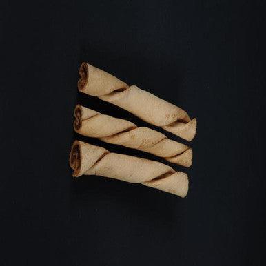 Bravo Prem Peanut Butter Twisted Stick 18mm 12.5cm Case of 120 - North East Pet Shop Bravo