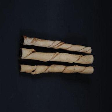 Bravo Prem Peanut Butter Twisted Stick 18mm 25cm Case of 80 - North East Pet Shop Bravo