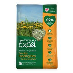 Burgess Excel Feeding Hay with Dandelion & Marigold 1kg - North East Pet Shop Burgess