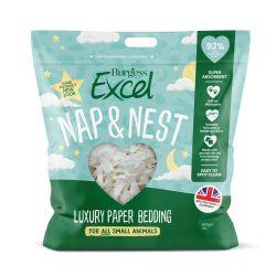 Burgess Excel Nap & Nest Luxury Paper Bedding for Small Animals, 650g - North East Pet Shop Burgess