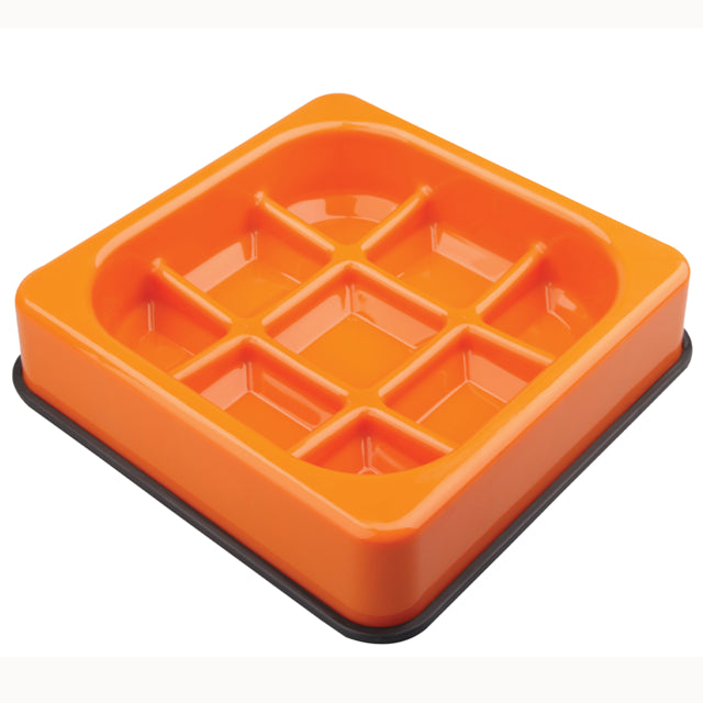 M-PETS Waffle - Slow Feed Bowl Checkered