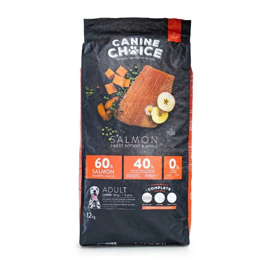 Canine Choice Super Premium Gf Large Adult Dry Salmon 12kg - North East Pet Shop Canine Choice