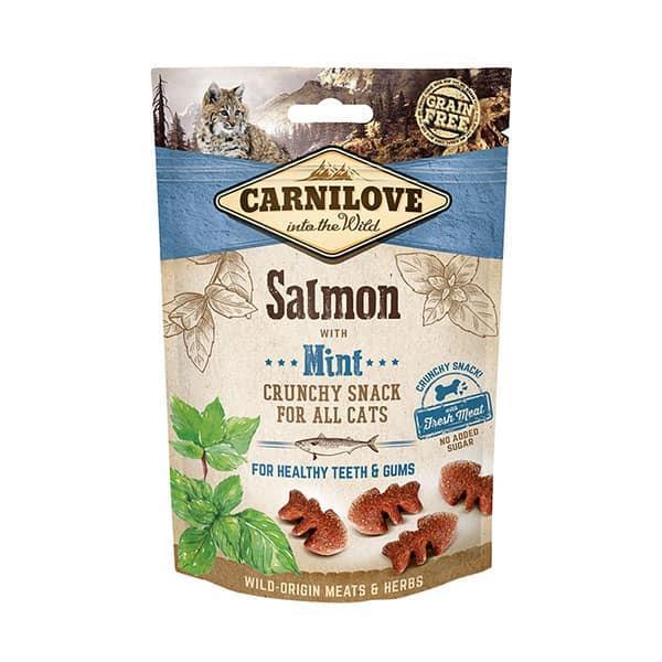 Carnilove Salmon with Mint Cat Treats 10 x 50g - North East Pet Shop Carnilove