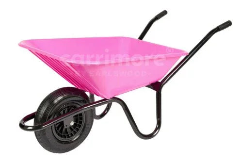 Carrimore Super Wheelbarrow - Pink 90L - North East Pet Shop Carrimore