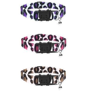 Cat Circus Collar Leopard Print Purple - North East Pet Shop Cat Circus