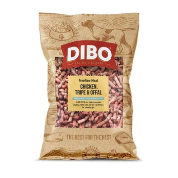 Chicken, Tripe & Offal Freeflow 1kg DIBO - North East Pet Shop Nutriment