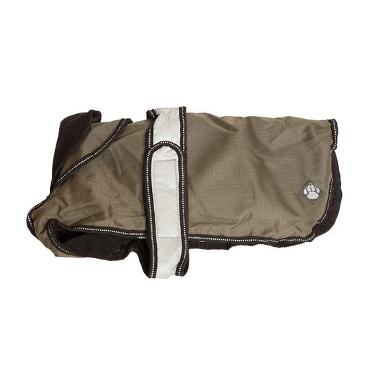 Danish Design 2-in-1 Four Seasons Dog Coat Khaki 60cm - North East Pet Shop Danish Design