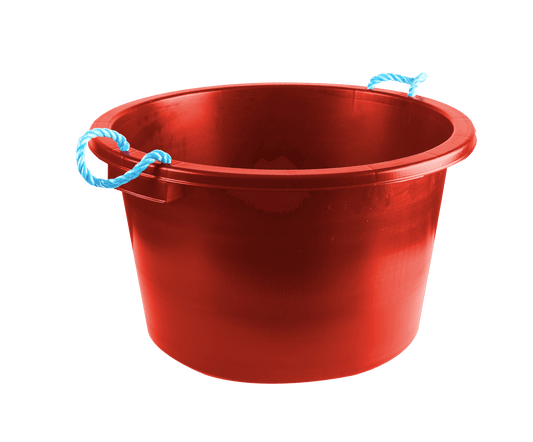 Earlswood Rope Handle Tub Red 40L - North East Pet Shop Earlswood