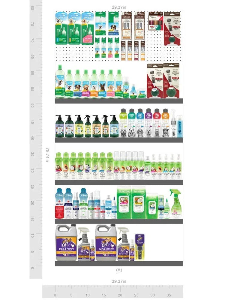 KONG TropiClean Enticers Teeth Cleaning Gel Variety Pack for KONG Dental Ball