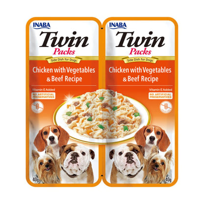 Ciao Twin Packs Chicken with Vegetables & Beef Recipe in Chicken Broth