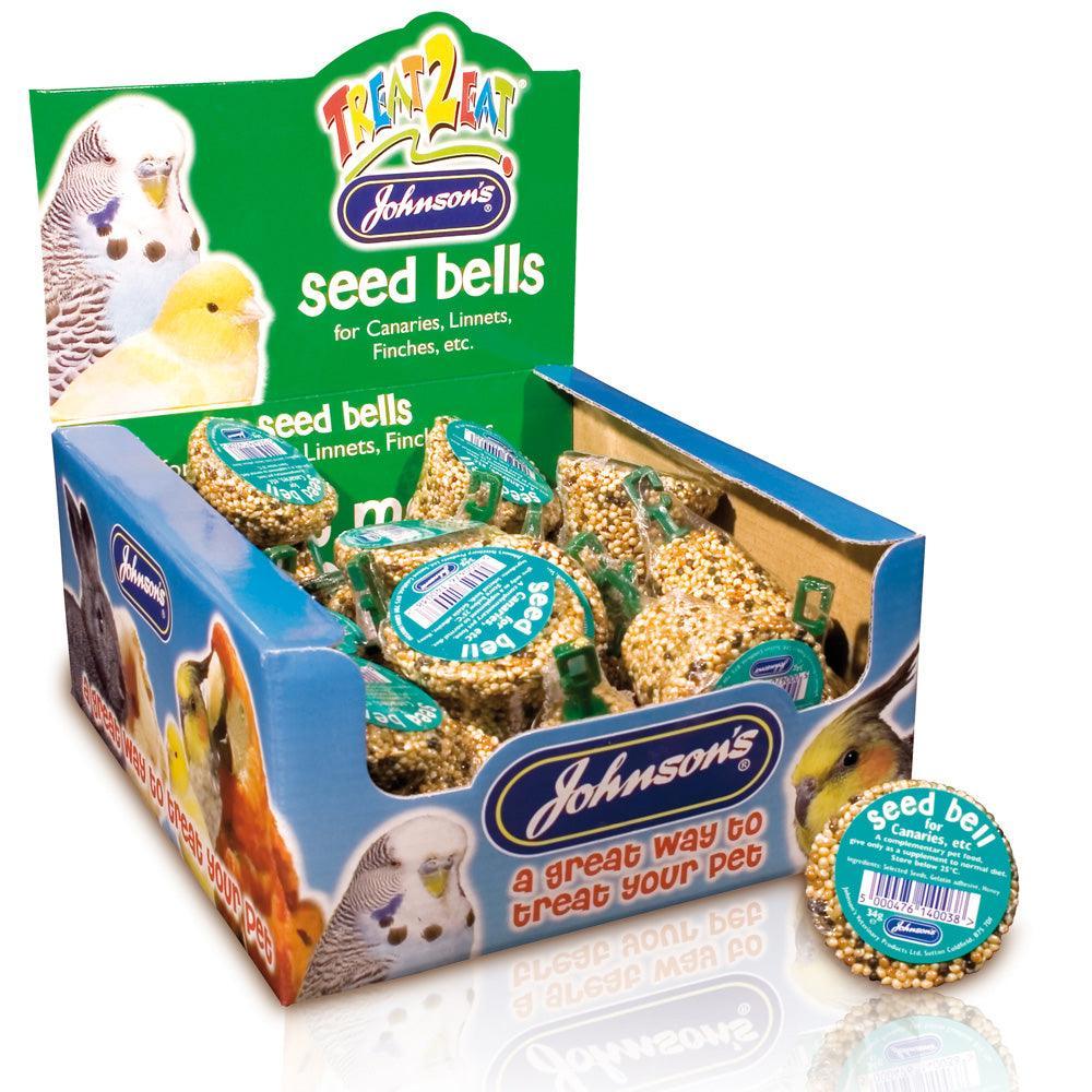 Johnsons Canary Seed Bells x27 - North East Pet Shop Johnsons Veterinary Products