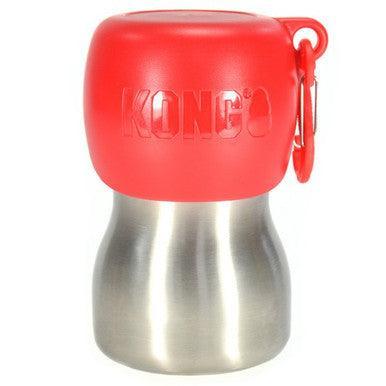 KONG H2O (280ml/9.5oz) Stainless Steel Bottle Red - North East Pet Shop KONG