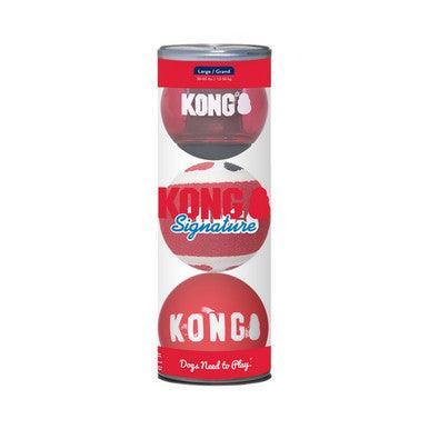 KONG Signature Balls 4pk Assorted Small - North East Pet Shop KONG