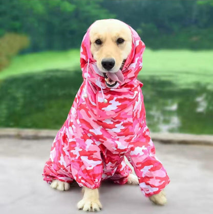 Large Dog Rain Coat - All-In-One - North East Pet Shop North East Pet Shop