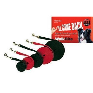 Mikki Recall Training Lead 610cm (20ft) - North East Pet Shop Mikki