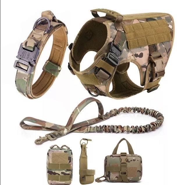Military Grade Tactical Dog Harness Set - North East Pet Shop Dog Shack UK