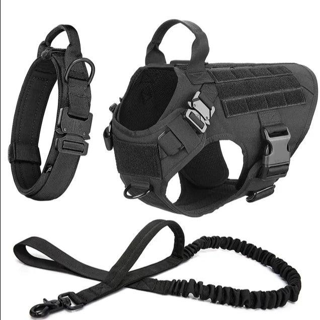 Military Grade Tactical Dog Harness Set - North East Pet Shop Dog Shack UK