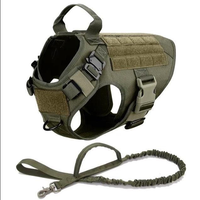 Military Grade Tactical Dog Harness Set - North East Pet Shop Dog Shack UK