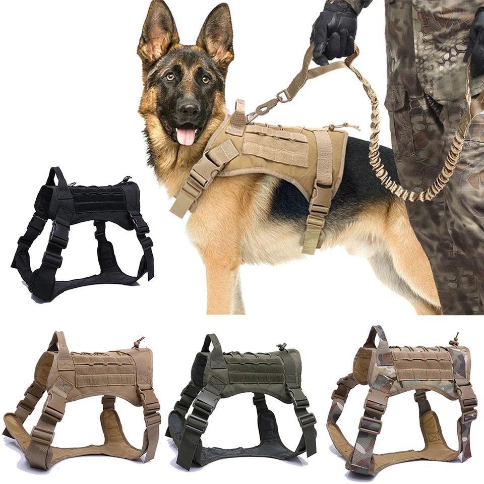 Military Grade Tactical Dog Harness Vest - North East Pet Shop Dog Shack UK