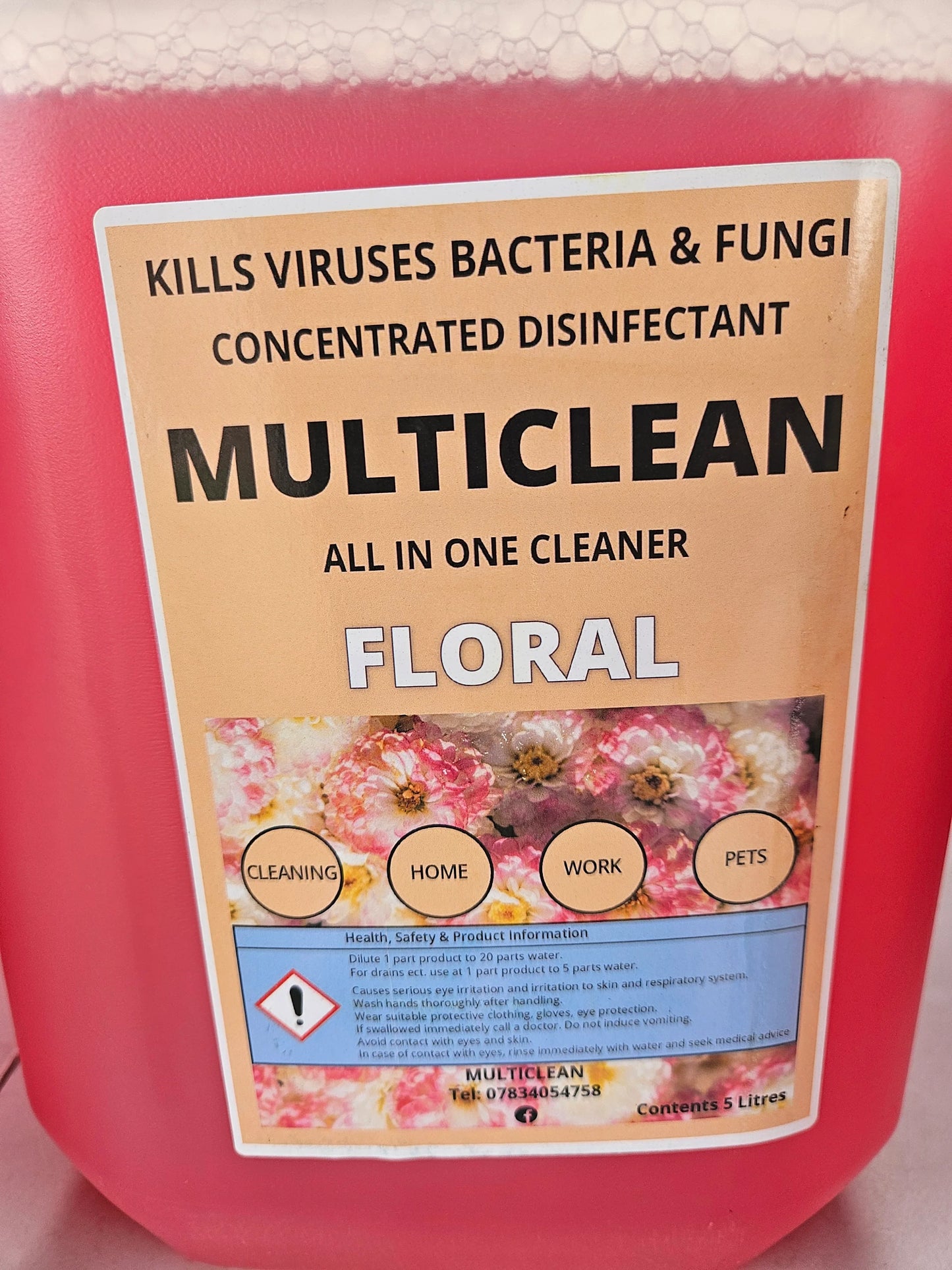 Multiclean Pet Safe Disinfectant Cleaner - 1 Litre - North East Pet Shop Mr. Multiclean