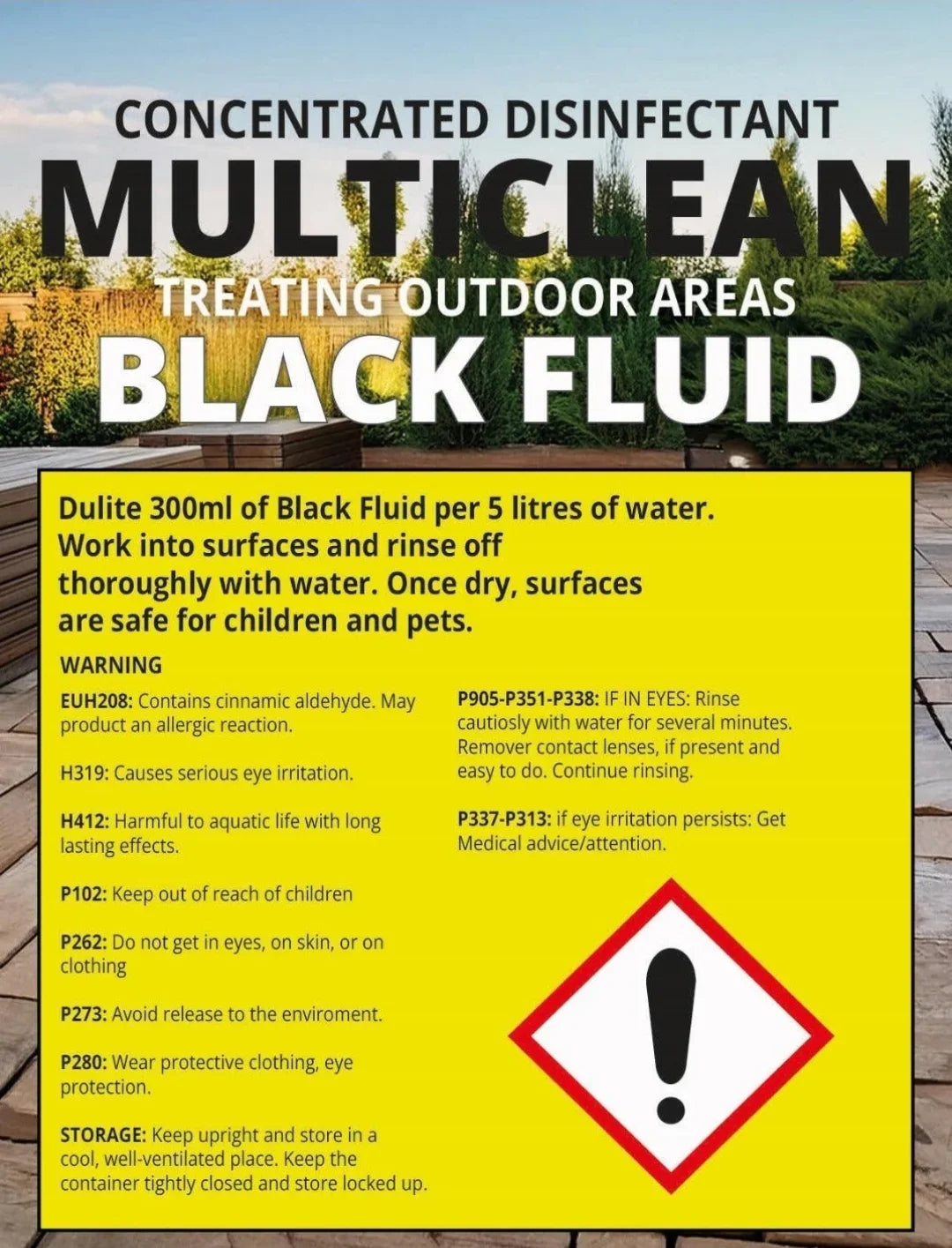 Multiclean Pet Safe Disinfectant Cleaner - 1 Litre - North East Pet Shop Mr. Multiclean