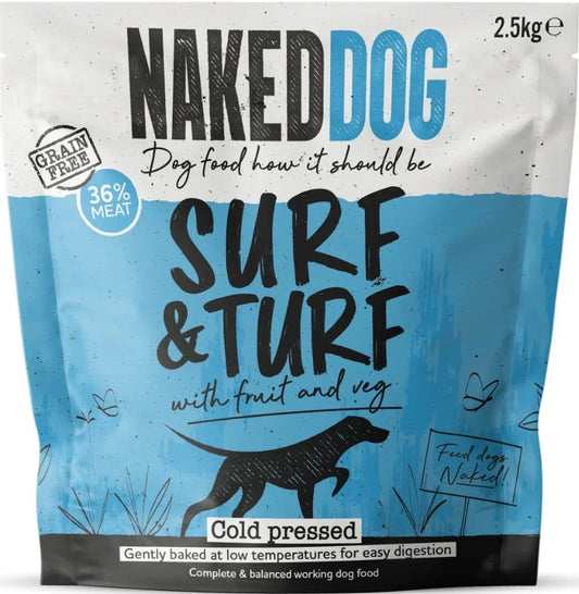 Naked Dog Premium Cold Pressed Surf & Turf - North East Pet Shop Naked Dog
