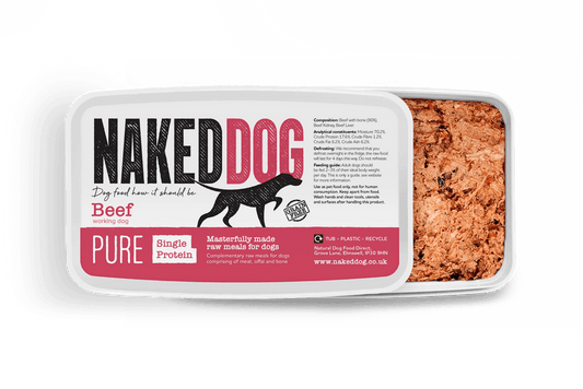 NAKEDDOG PURE Beef 1kg - North East Pet Shop Naked Dog