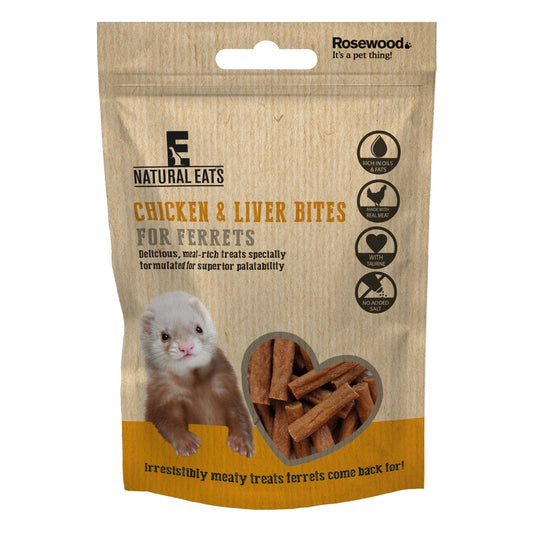 Naturals Ferret Bites Chick & Liver x12 - North East Pet Shop Rosewood