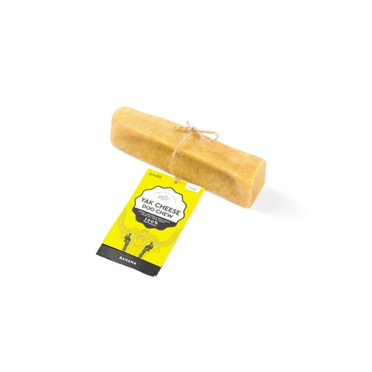 Petello Yak Cheese with Banana Dog Chew 115g - North East Pet Shop Petello