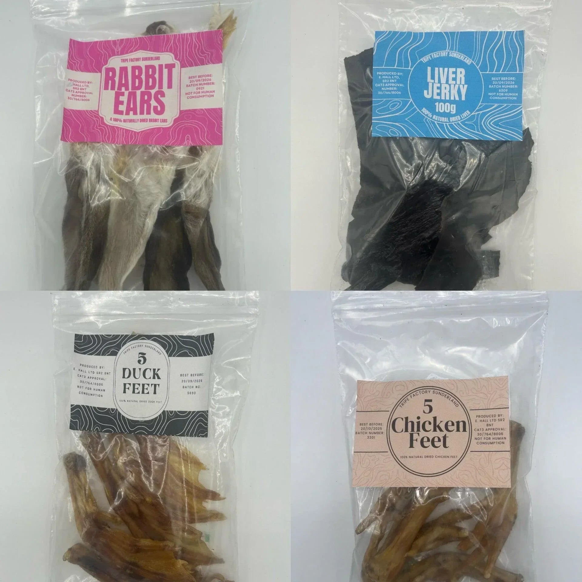Pigs Ear Large - Tripefactory Sunderland - Natural Dried Dog Treats - North East Pet Shop Tripefactory Sunderland