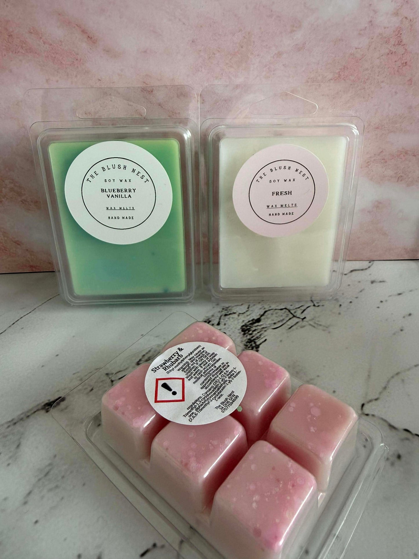 Blush Nest Wax Melt Snap Boxes