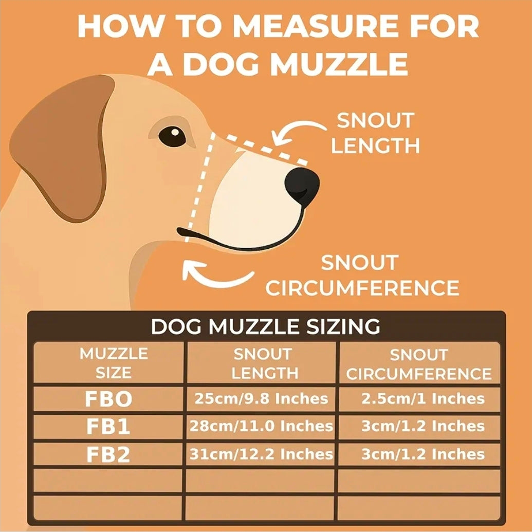 Dog Muzzle for French Bulldog "Frenchies" a Other similar snouts short snout