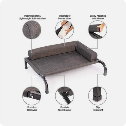 PetFusion Elevated Outdoor Dog Bed Extra Large CLEARANCE
