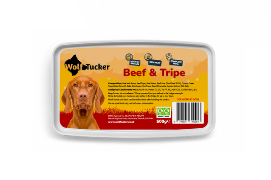 Wolf Tucker Working Dog Beef & Tripe Meal 1kg