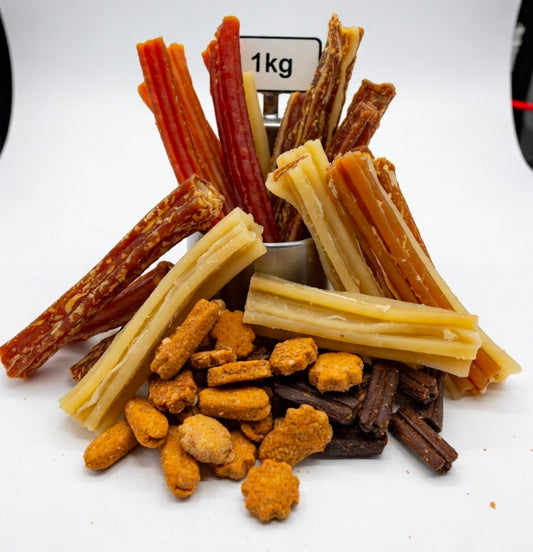 1 Kilo of meaty treats