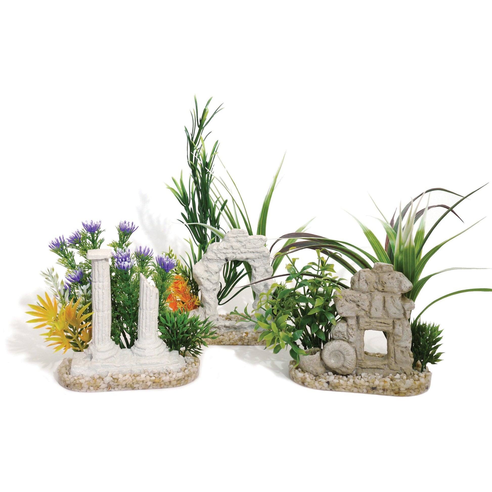 Rosewood Aquaplant Decor Ruins x6 - North East Pet Shop Rosewood
