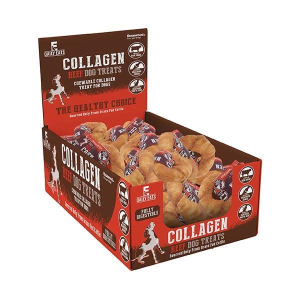 Rosewood Daily Eats Collagen Beef Donut 75g - North East Pet Shop Rosewood