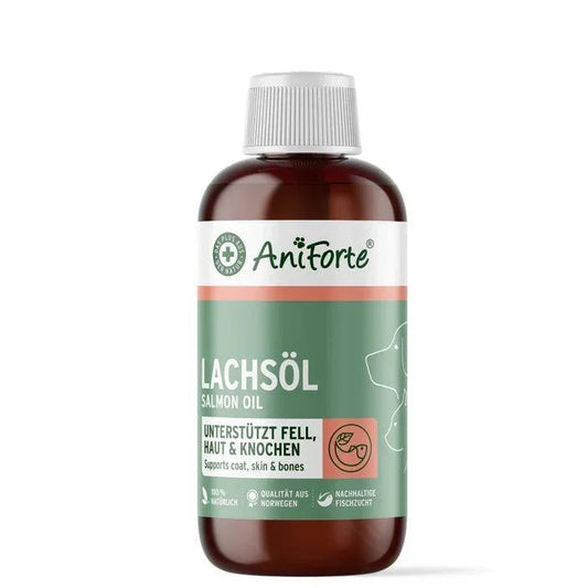 Salmon Oil for Dog, Cat & Horse - Natural Omega-3 EPA 250ml - North East Pet Shop Aniforte