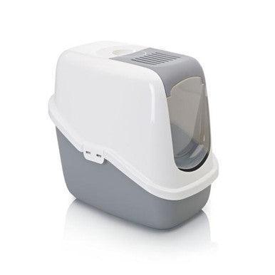 Savic Nestor Cat Toilet Home White/Grey 56x39x38.5 - North East Pet Shop Savic
